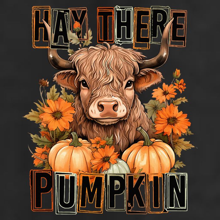Hay There Pumkin Highland Cow Fall Autumn Thanksgiving 11oz C Handle Ceramic Mug