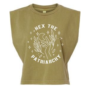 Hex The Patriarchy Shirt Feminist Witch Garment-Dyed Women's Muscle Tee