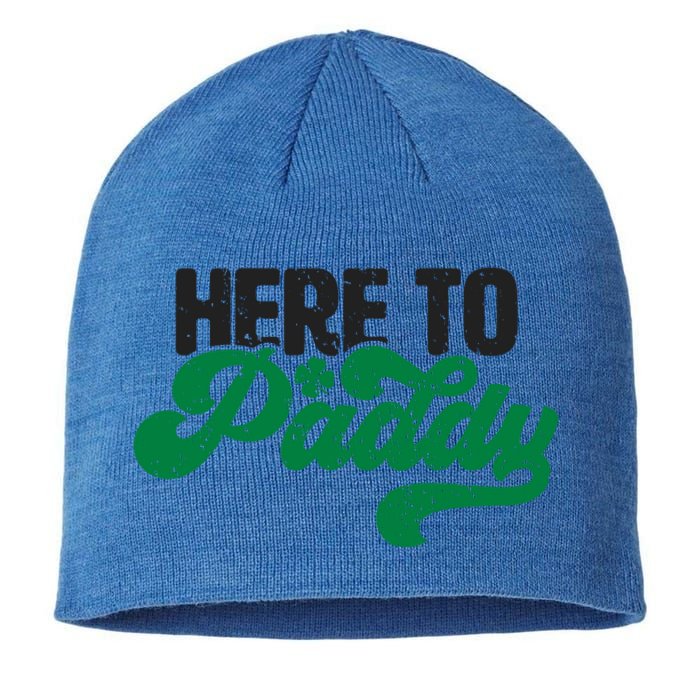 Here To Paddy Gift Funny Saint Patrick's Day Gift Sustainable Beanie