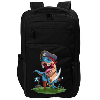 Halloween TRex Pirate Costume Impact Tech Backpack