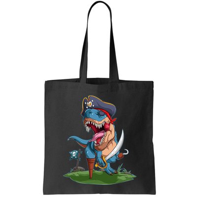 Halloween TRex Pirate Costume Bag