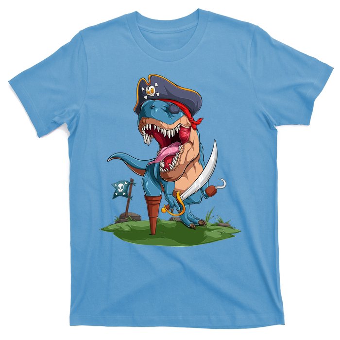 Halloween TRex Pirate Costume T-Shirt