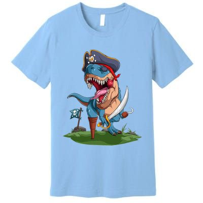 Halloween TRex Pirate Costume Premium T-Shirt