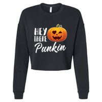 Hey There Punkin Cropped Pullover Crew