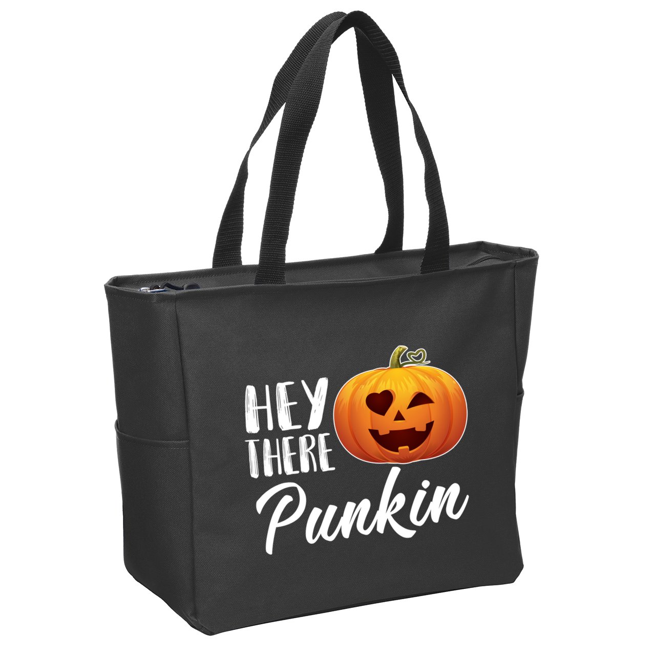 Hey There Punkin Zip Tote Bag