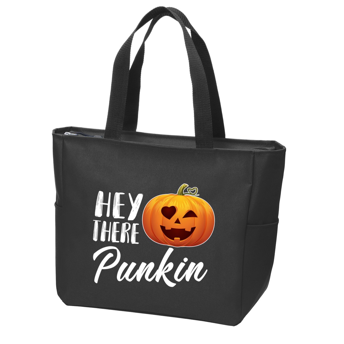 Hey There Punkin Zip Tote Bag