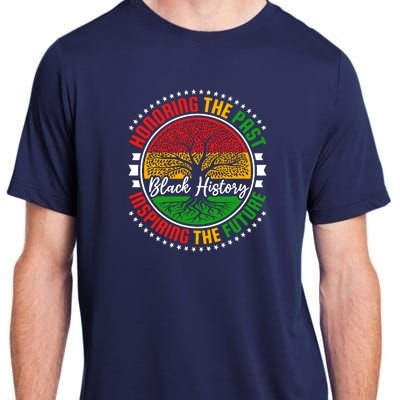 Honoring The Past Inspiring The Future Black History Month Adult ChromaSoft Performance T-Shirt