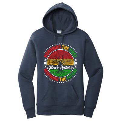 Honoring The Past Inspiring The Future Black History Month Women's Pullover Hoodie