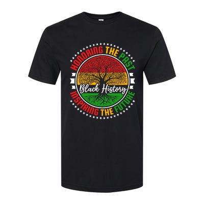 Honoring The Past Inspiring The Future Black History Month Softstyle® CVC T-Shirt