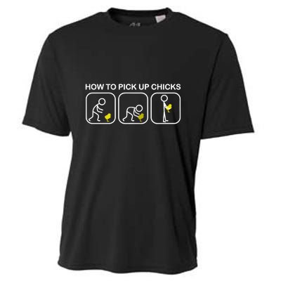 How To Pick Up Chicks Funny Cooling Performance Crew T-Shirt