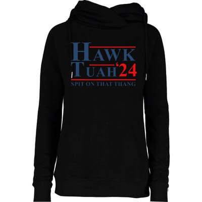 Hawk Tush Parody Funny Saying Womens Funnel Neck Pullover Hood