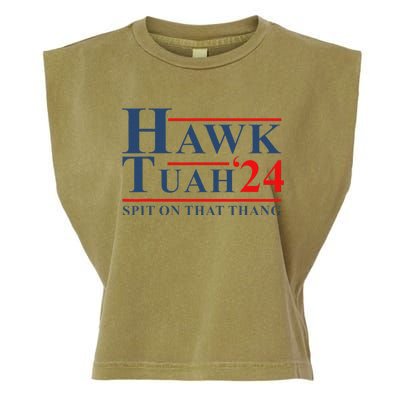 Hawk Tush Parody Funny Saying Garment-Dyed Women's Muscle Tee