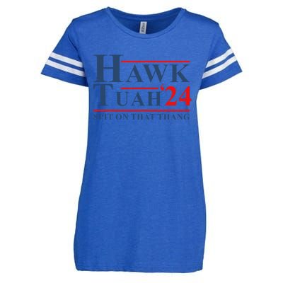 Hawk Tush Parody Funny Saying Enza Ladies Jersey Football T-Shirt