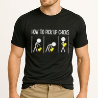 How To Pick Up Chicks Hilarious Graphic Funny Sarcastic Cooling Performance Crew T-Shirt