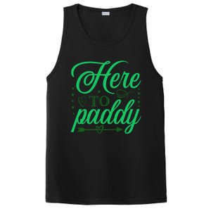 Here To Paddy Family Matching St Patricks Day Gift PosiCharge Competitor Tank