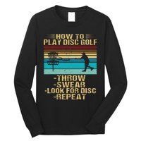 How To Play Disc Golf Funny  Long Sleeve Shirt