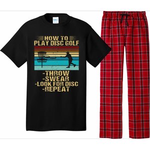 How To Play Disc Golf Funny  Pajama Set