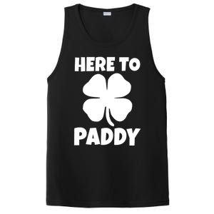 Here To Paddy Fun Irish Clover Party Gift Funny Gift PosiCharge Competitor Tank