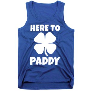 Here To Paddy Fun Irish Clover Party Gift Funny Gift Tank Top