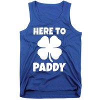 Here To Paddy Fun Irish Clover Party Gift Funny Gift Tank Top