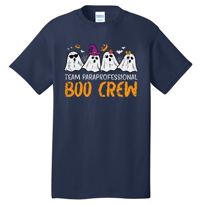 Halloween Team Paraprofessional Boo Crew Para Costume Women Gift Tall T-Shirt