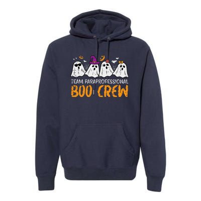 Halloween Team Paraprofessional Boo Crew Para Costume Women Gift Premium Hoodie