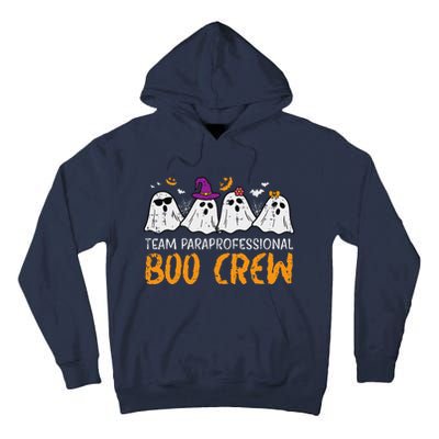 Halloween Team Paraprofessional Boo Crew Para Costume Women Gift Tall Hoodie