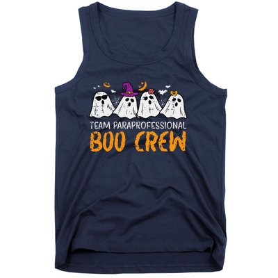 Halloween Team Paraprofessional Boo Crew Para Costume Women Gift Tank Top