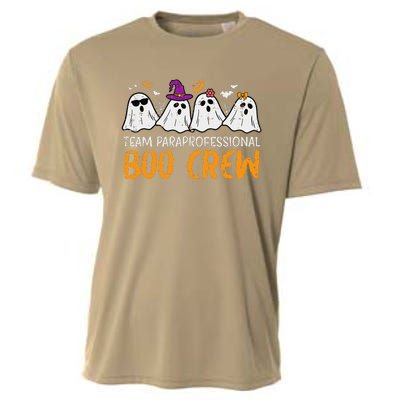 Halloween Team Paraprofessional Boo Crew Para Costume Women Gift Cooling Performance Crew T-Shirt