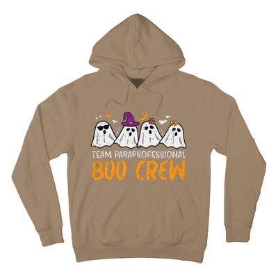 Halloween Team Paraprofessional Boo Crew Para Costume Women Gift Hoodie