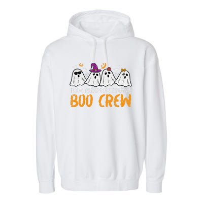 Halloween Team Paraprofessional Boo Crew Para Costume Women Gift Garment-Dyed Fleece Hoodie