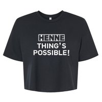 Henne Thing’s Possible Bella+Canvas Jersey Crop Tee