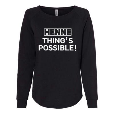 Henne Thing’s Possible Womens California Wash Sweatshirt