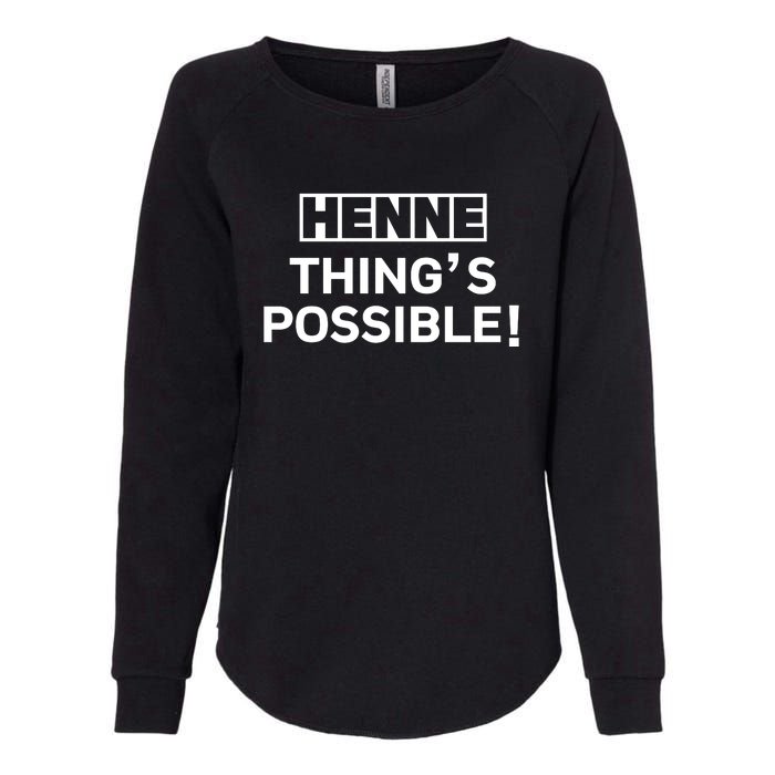 Henne Thing’s Possible Womens California Wash Sweatshirt