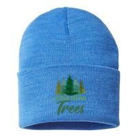 Hippie Tree Planting Earth Day Nature Lover Gift Sustainable Knit Beanie