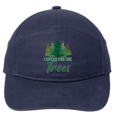 Hippie Tree Planting Earth Day Nature Lover Gift 7-Panel Snapback Hat