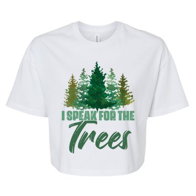 Hippie Tree Planting Earth Day Nature Lover Gift Bella+Canvas Jersey Crop Tee