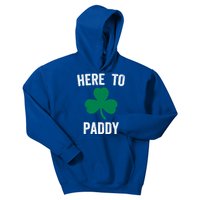 Here To Paddy Funny St Patrick's Party Ing Gift Kids Hoodie