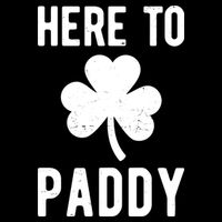 Here To Paddy St Patricks Day Hooded Wearable Blanket