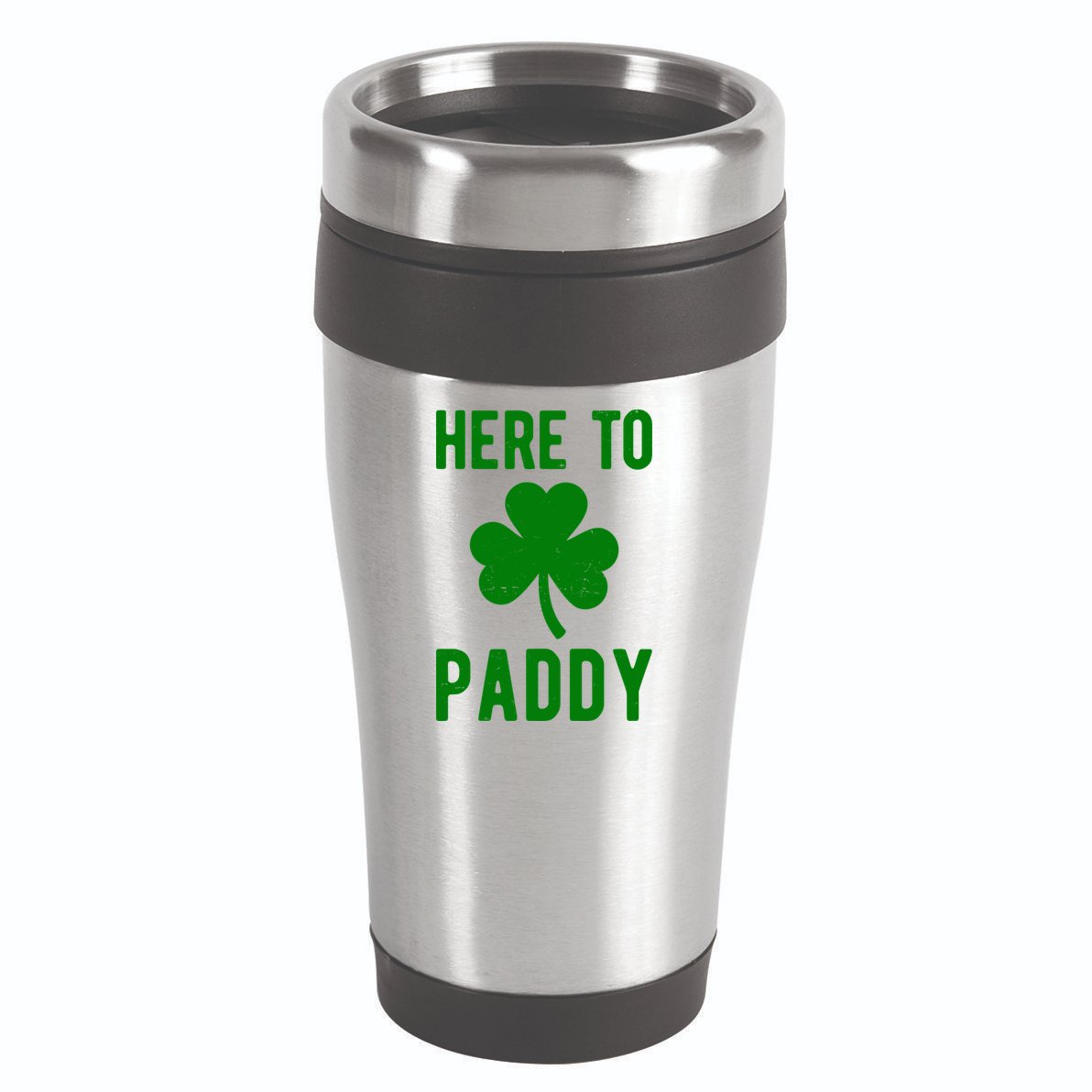 Here To Paddy St Patricks Day 16oz Travel Tumbler