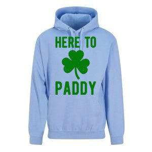 Here To Paddy St Patricks Day Unisex Surf Hoodie