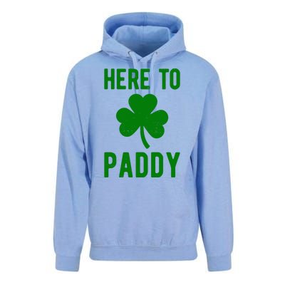 Here To Paddy St Patricks Day Unisex Surf Hoodie