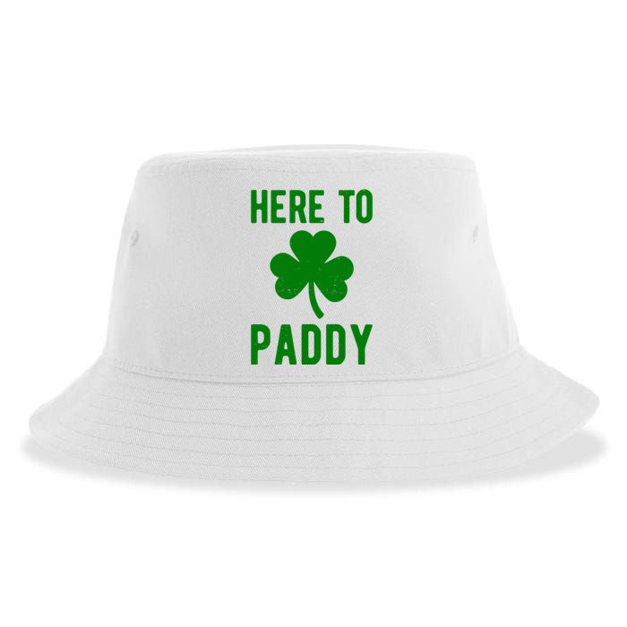 Here To Paddy St Patricks Day Sustainable Bucket Hat