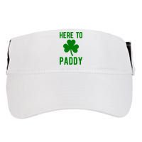 Here To Paddy St Patricks Day Adult Drive Performance Visor
