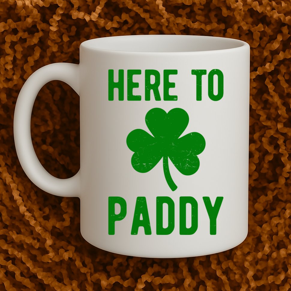 Here To Paddy St Patricks Day Mug