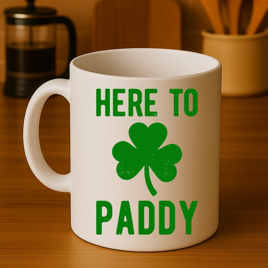 Here To Paddy St Patricks Day Mug