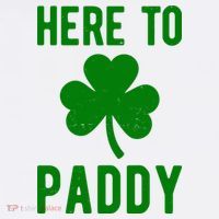 Here To Paddy St Patricks Day 11oz C Handle Ceramic Mug