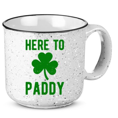 Here To Paddy St Patricks Day 15oz Campfire Ceramic Mug