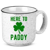 Here To Paddy St Patricks Day 15oz Campfire Ceramic Mug