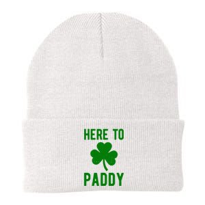 Here To Paddy St Patricks Day Knit Cap Winter Beanie